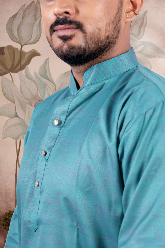 Rama Solid Cotton Kurta
