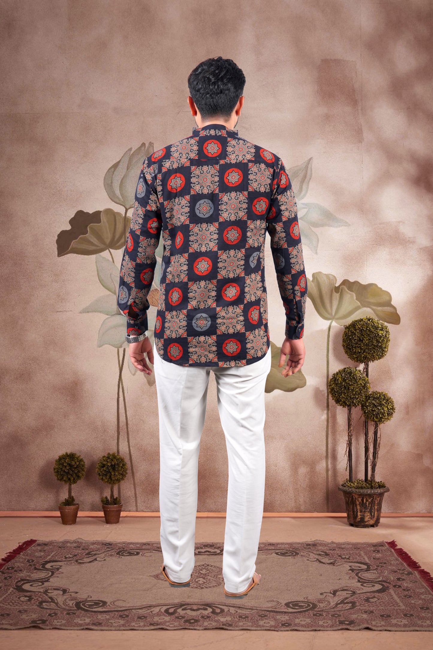 Rajasthani Block Print Cotton Short Kurta