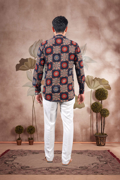 Rajasthani Block Print Cotton Short Kurta